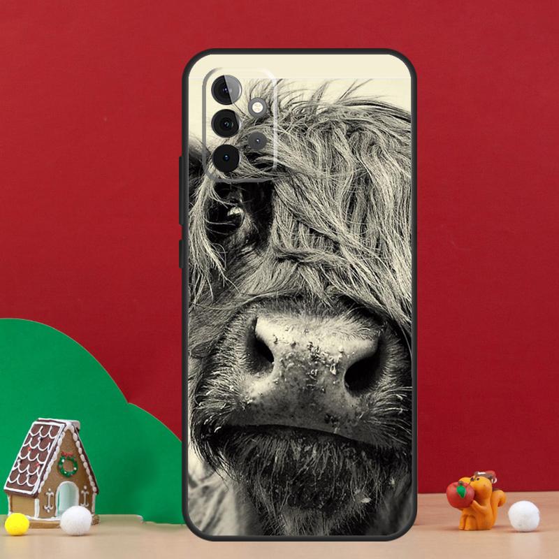 Süße Schottische Hochlandrind-Hülle Für Samsung Galaxy A55 A52 A32 A12 A33 A06 A16 A26 A36 A56 A15 A53 A13 A34 A54 A14 A17