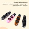 ABS Double Membranes Kazoo Portable Double Hole Kazoo Accompaniment Musical Instrument Gift for Child and Adult