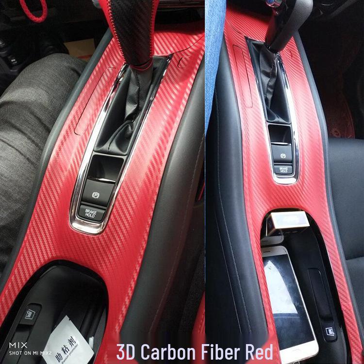 Honda XRV Vezel Gear Shift Console Carbon Fiber Interior Stickers