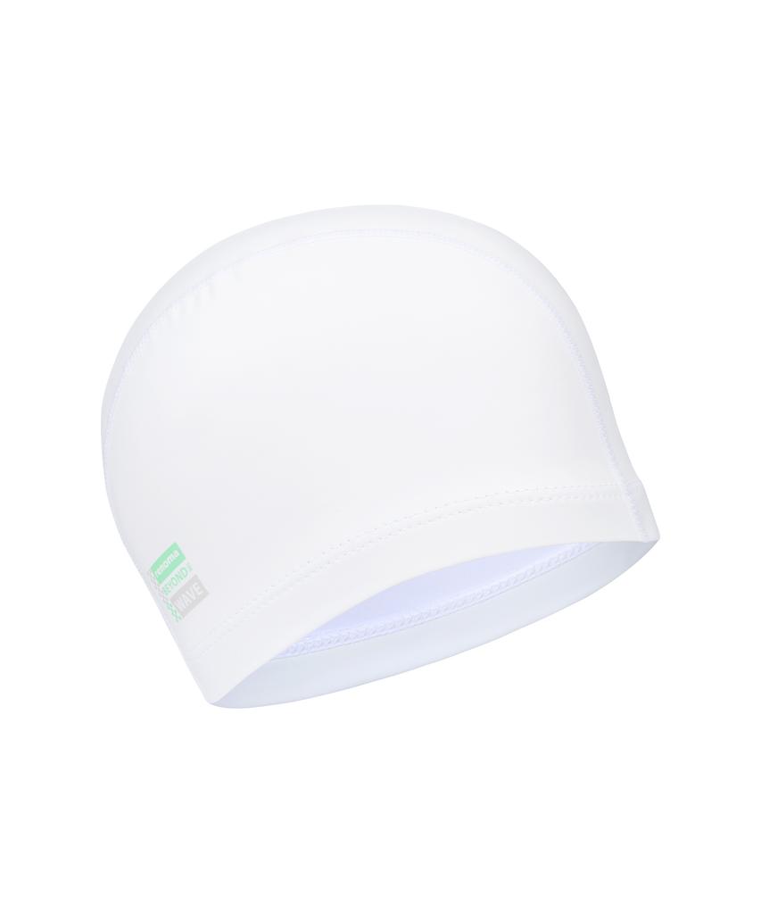 Lenomasuyeongbog Kids' Simple Logo Urethane Coated Swim Cap White Ro-Rc2G062-Wh