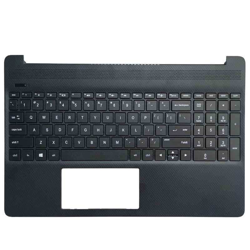 For HP 15-DY 15-EF 15S-FQ 15S-FR 15S-EQ TPN-Q222 Q230 Palm Rest shell Keyboard upper cover case L63578-001 L63579-001