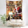 Santa Claus Background Decoration Tapestry Christmas Party Decoration Tapestry Christmas Home Back Decoration Tapestry Tapestry