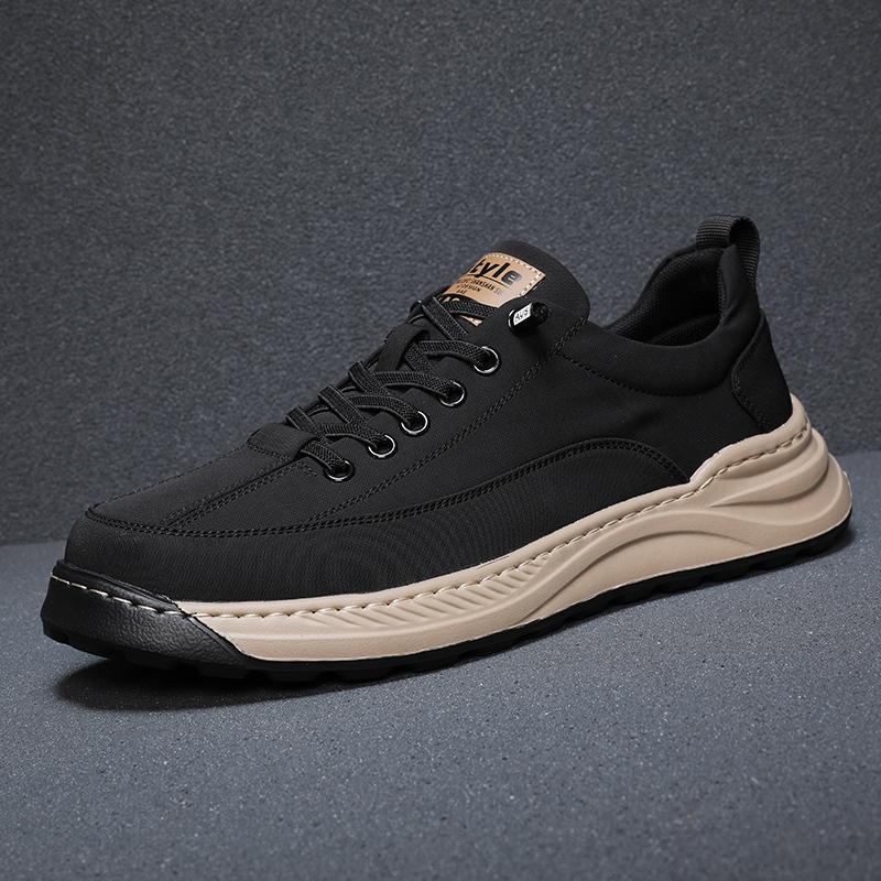 

Новые мужские мокасины Дышащие мужские кроссовки Повседневная обувь Мужские туфли на плоской подошве Обувь для вождения Мягкие мокасины Лодочные туфли 44 чёрный