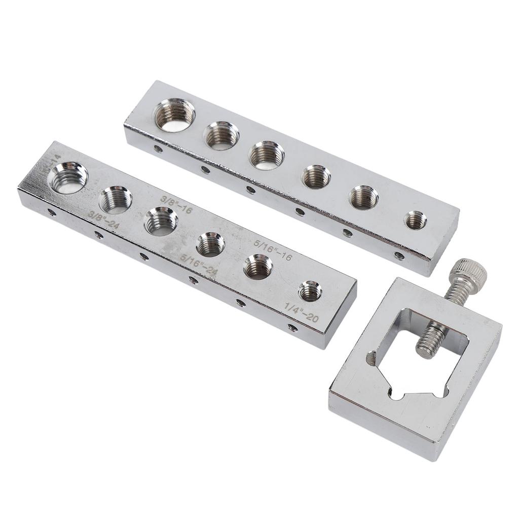 Safety Wire Drill Guide Set Carbon Steel High Hardness Metric Bolt Drill Jig Tool Safety Drill