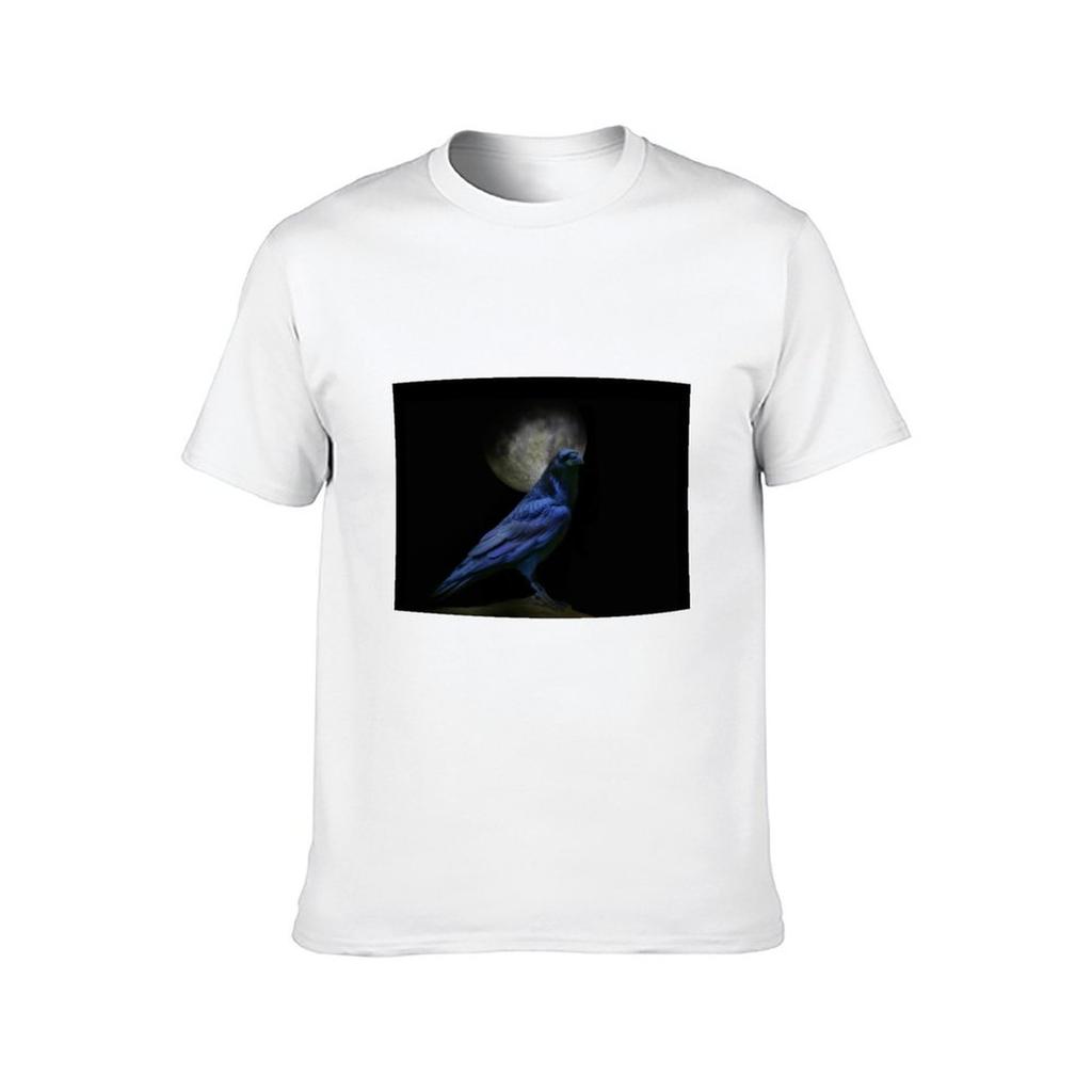 Witchy Magic Raven T-Shirt Anime Tshirt T Shirts for Man Pack Cotton T-Shirt
