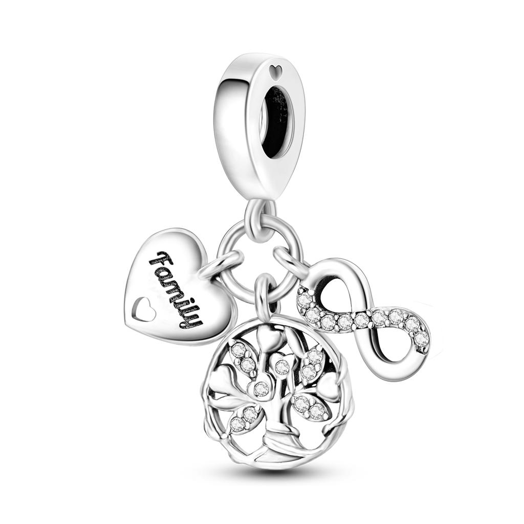 Luminous Firefly Charms Beads Copper Owl Cat Love Dangle Fit Original Pandora Bracelets Diy Jewelry