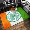 Celtic Football Club Wappen Büro Teppich Stuhlmatte, Spielteppich, Geeignet für Eingangsbereich, Schlafzimmer, Wohnzimmer, Schreibtisch, Weihnachtsgeschenk