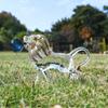 Blown Glass Lions Figurines Crystal Lions Statue Glass Art Wildlife Animal Sculptures Ornament Paperweight Collections