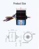 Silent High-Speed 24V/12V DC Brushless Motor, 3525 Hall Drive, Adjustable Speed, High-Power Miniature Model
