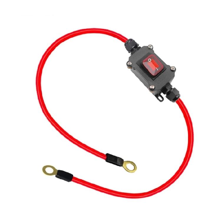 12-24V 30A Waterproof DPST Double Side Wiring Cable Switches with Quick Connect/Disconnect On Off Universal for Motorcycle