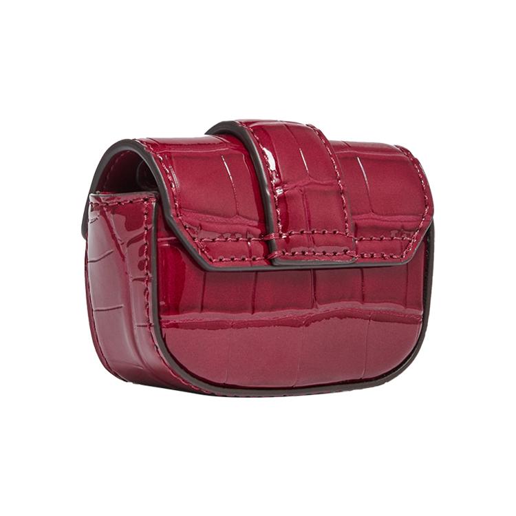 New MICHAEL KORS Carmen Artificial Leather Crossbody Bags Mini Women's Mulberry Red 35F2GNMN4A-691