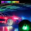1 para samochodów Led Lights H1 H3 880 881 5050 12smd Rgb kolorowe światła przeciwmgielne do jazdy reflektory z pilotem