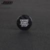 For Dodge Challenger SRT 2015- Carbon Fiber Car Engine Start Stop Button Switch Sequ Sticker Trim