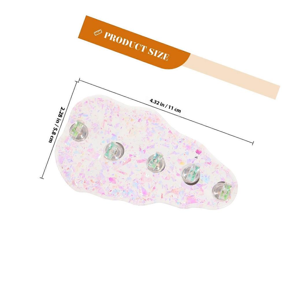 1 Set Transparent Acrylic Nail Stand for Home Practice and Display Perfect for Beginners