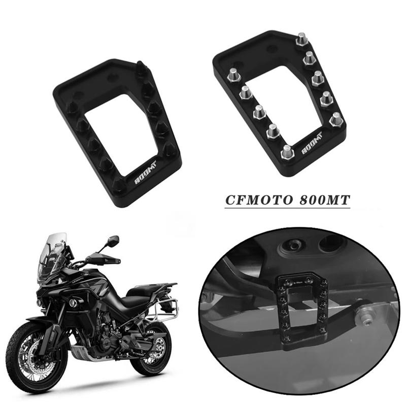 Ac29-For CFMOTO 800MT Footpeg Plate For CFMOTO 800MT Brake Pedal Extender For CFMOTO 800MT Motorcycle Accessories Black