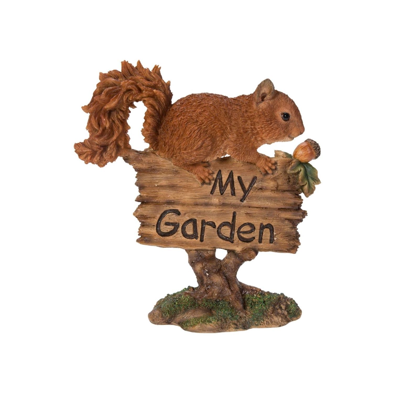 

Ubia Squirrel Garden 14 x 6 x 15 Сад животных H21292 Знак, см, Фигурка, Украшение, Декор, Белка,