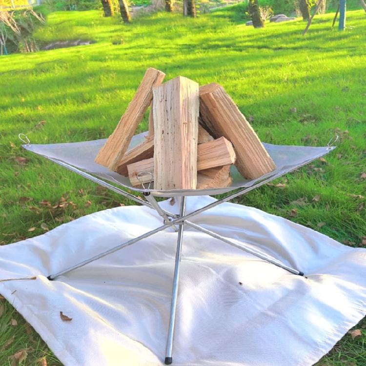 Rusts Resistant Outdoor Camping Grills Stainless Steel Fire Pit Multifunctional For Hiking Backpacking Durability