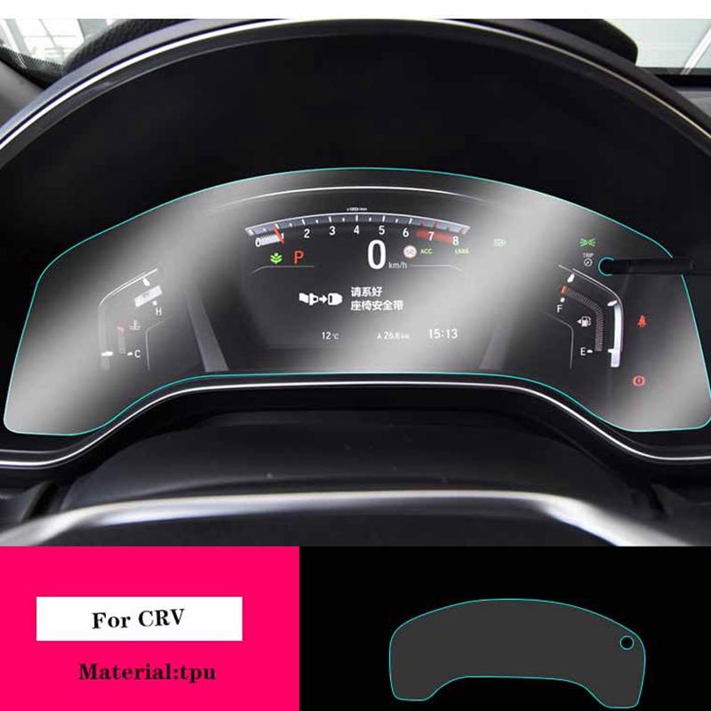 For Honda CRV  Gps Navigation trument Central Control Screen Tpu Protective Film Auto Interior Adhesive Car Accessorie Instrument