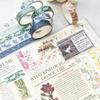 5 Rolls Spring Flower Washi Tape Self-adhesive Artistic Tape  Craft Making