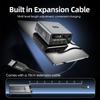 6 Port Desktop Charger with High Definition Display Portable Charging Station for Travel EU Plug