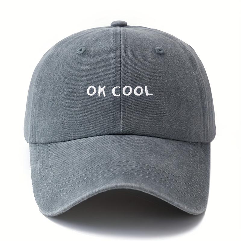 Baseball Cap with Simple Printed Letters for Men and Women, Suitable for Outdoor Leisure, Sun Protection, Duckbill Cap