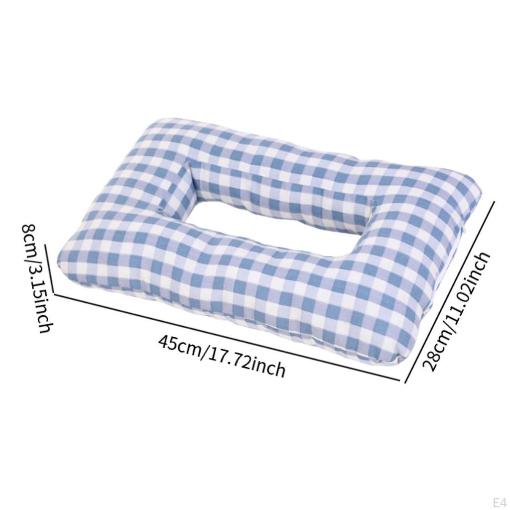 Comfortable Sleep Pillow for Side Sleepers with Center Hole And Material Suitable Bedroom