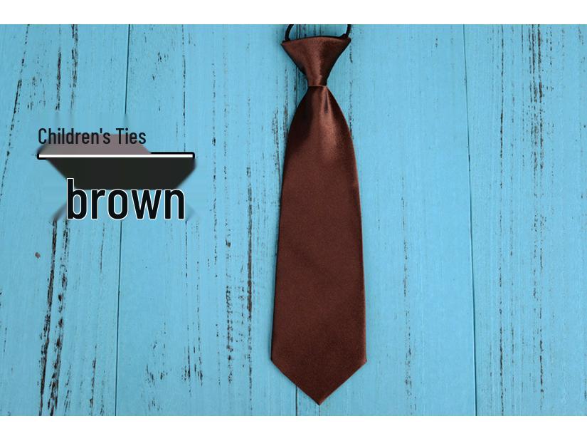 Barne slips uten stryk i svart for gutter og jenter - Skoleuniform og sceneklær