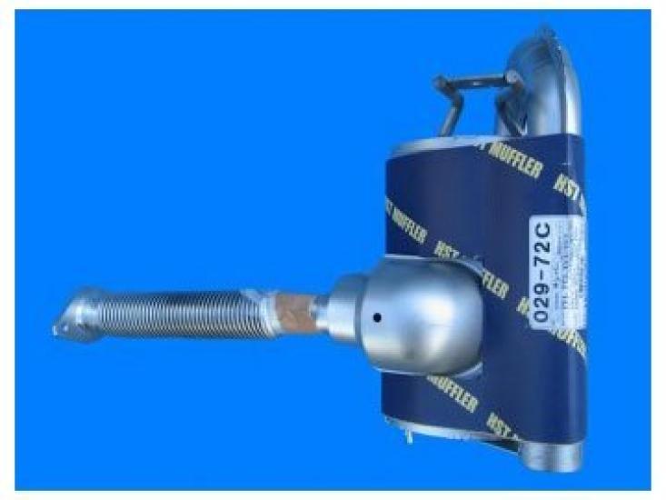 

Tsuji Iron Works Catalytic Muffler for Subaru Sambar (HST) 029-72C