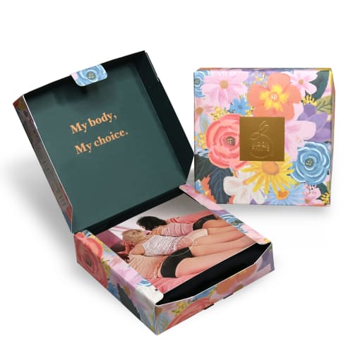 Moon Pants Underwear, High Waist, Size M, Women's, Multicolor