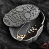 With Cover Skull Box Silicone Molds DIY Cement Gypsum Skull Head Storage Jar Pottery Mould Making Jewelry Box Home Decoration