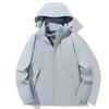 Men Women 3-in-1 Detachable Hooded Windproof Waterproof Outdoor Jacket With Fleece Liner Hiking Camping Cycling Winter