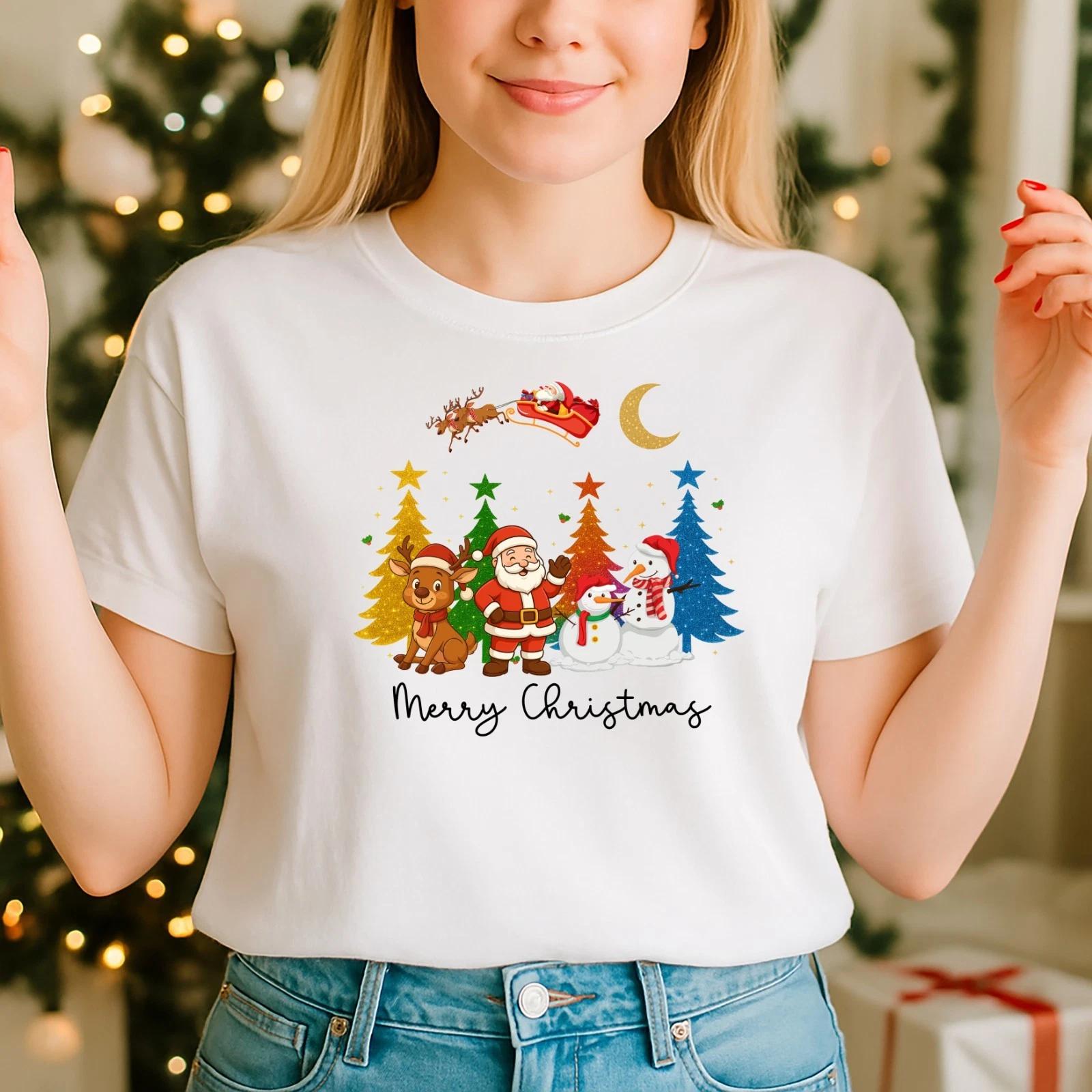 2025 Christmas unisex ,Night before Christmas Family, Moonmas (CH) L