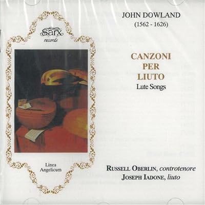 

CD JOHN DOWLAND Canzoni Per Iluto SXAM20392 SARX Italy World Music Used
