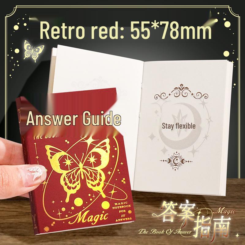 Pocket-Sized Answer Book: Fun Mini Notebook with Gashapon Machine Cover