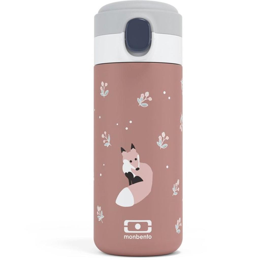 Gourde isotherme a bec verseur - MONBENTO - Enfants - Bouchon ouverture rapide - Pop Fox