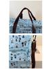 Large Capacity Lightweight Foldable Water-Resistant Cartoon Travel Duffle Handbag