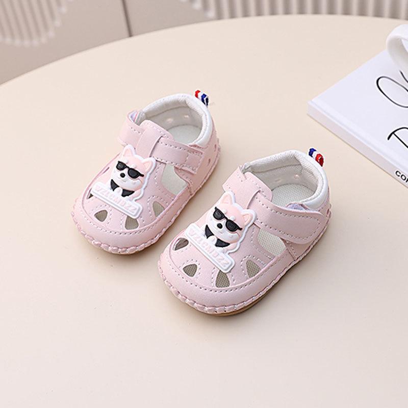 Baby Toddler Soft Sole Walking Shoes For Newborns With Velcro Closure Summer Kids Sneakers