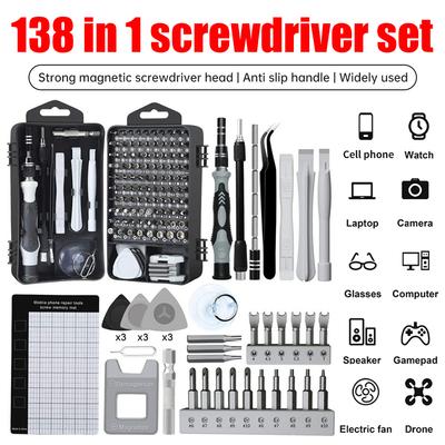 138 In 1 Precision Screwdriver Set Magnetic - Professional Screw Driver Tools Set,PC Repair Tool Kit,Repair Device