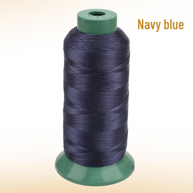 Sewing Machine & Handcraft Thread: High-Strength Mercerized Nylon for Upholstery, Leather, and Jeans