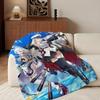 Game A-Azur L-Lane Throw Flannel Throw Blanket, Lightweight Cozy, Durable Washable cute Cool