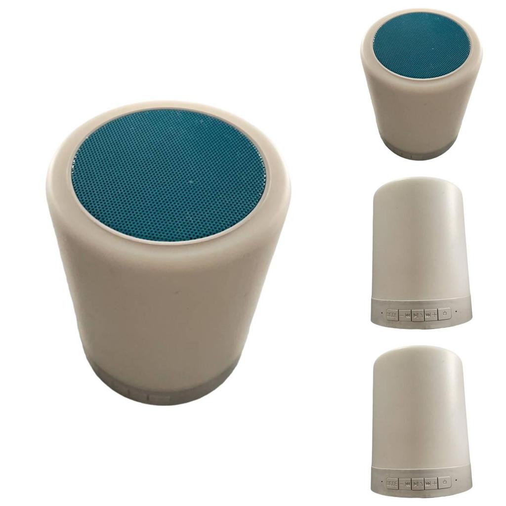 Sveglia Luce Notturna Musicale Sette Colori Altoparlante Bluetooth Ricaricabile Per Decorazione Camera da Letto