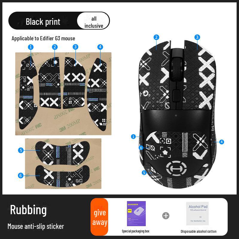 Edifier G3/G3M Anti-Rutsch- und Schweißabsorbierende Mausaufkleber