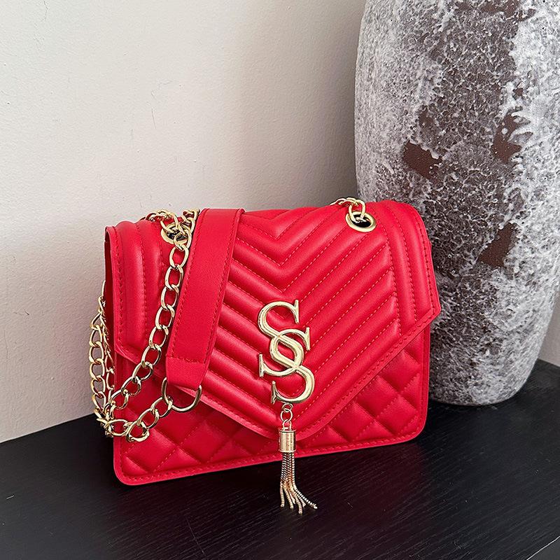 Personality Only Beautiful Women Bag Fashion Casual Underarm Niche Design Bag Women's Autumn Shoulder Small Square Bag