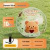 Inflatable Transparent Giant Football Beach Ball for Children and Parent-Child Interaction