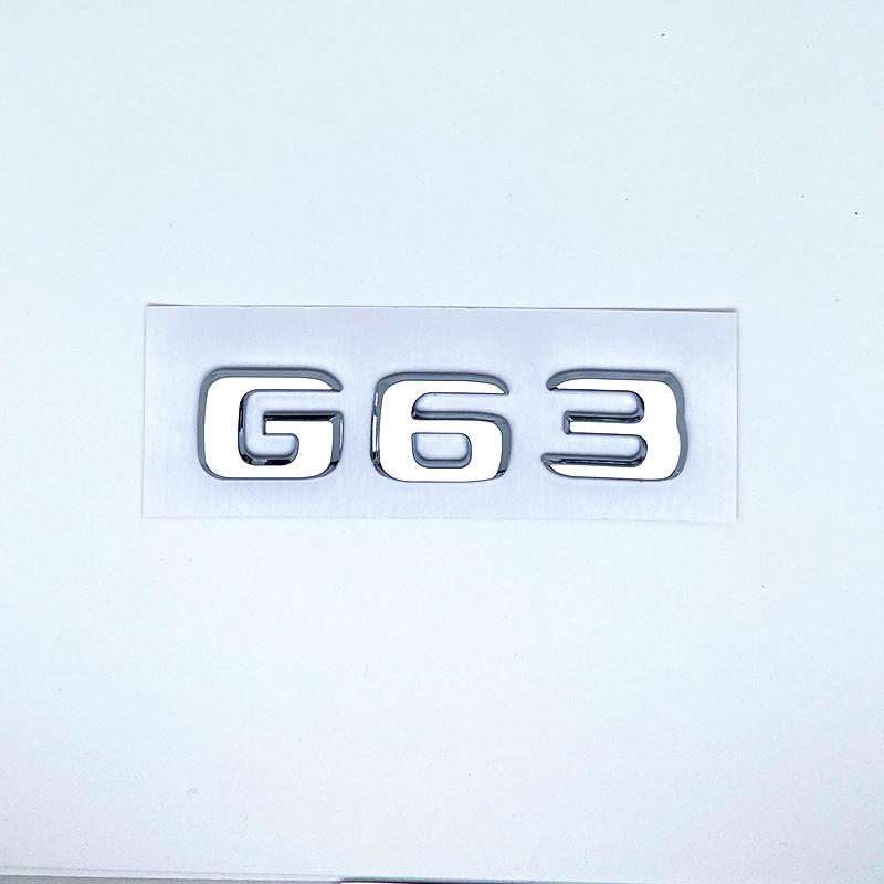 

2017 Flat Letters G63 G65 V8 Biturbo V12 Biturbo Emblem for Mercedes Benz W463 Car Side Fender Trunk Nameplate Logo Sticker
