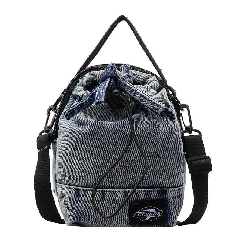 Mobile Phone Bag Women's Crossbody Bag Denim Shoulder Bag Vertical Coin Purse