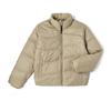 FW24 Mall Style Zipper Stand Collar Comfortable Duck Down Melange Lightweight Loose Down Jacket Men Outerwear Gray Khaki LMT007849204579A05981