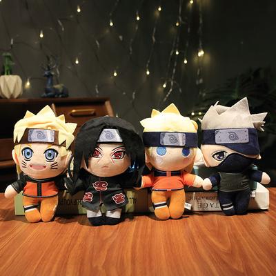 Japanese Anime Hero Plush Dolls for Children, Kawaii Cartoon Ninja Stuffed Toys, Soft Collectible Gift for Boys Girls Birthday Christmas