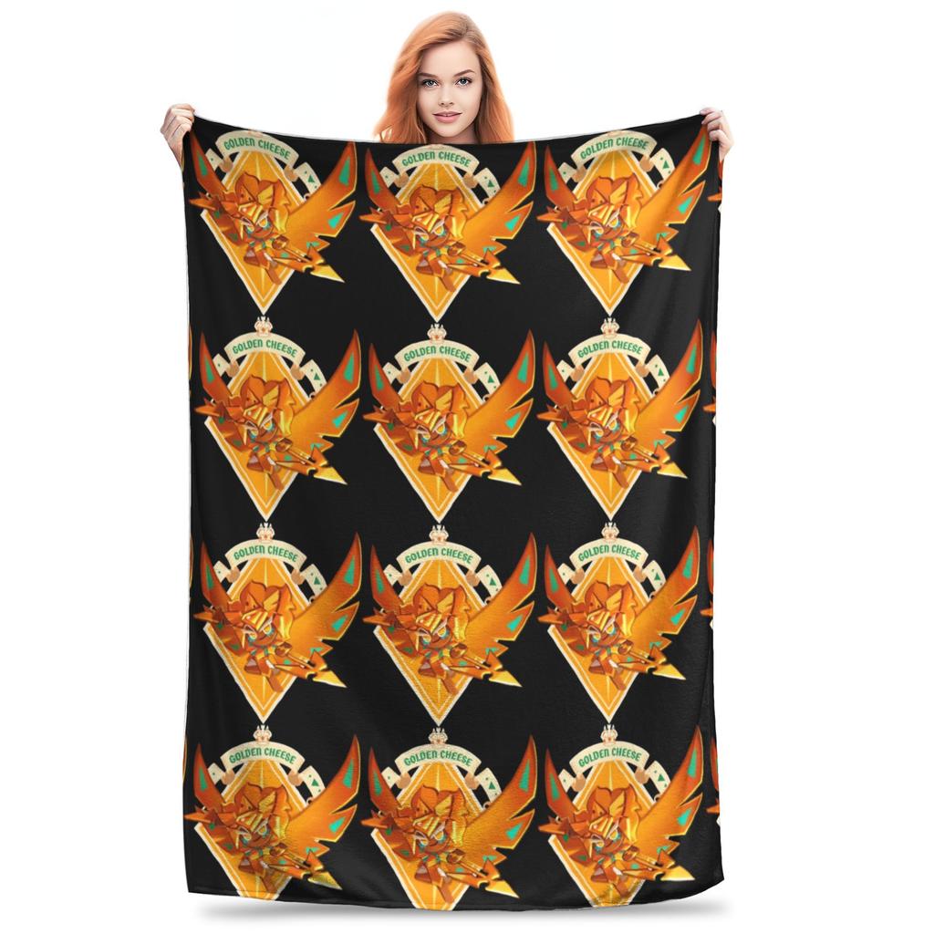 Milky Way Cookie Fleece Blanket Cookie Run Kingdom Creative Throw Blankets for Home Hotel Sofa 150*125cm Quilt