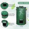 AD23-1 Pcs Composter Composter Outdoor Compost Bin Bag Fermentation Sealable Compost Bucket Garden Leaf Waste Compost Bag